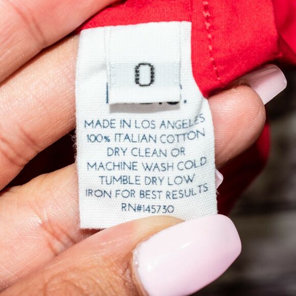 Women's Off-Shoulder Red Blouse - Picture 5 of 7